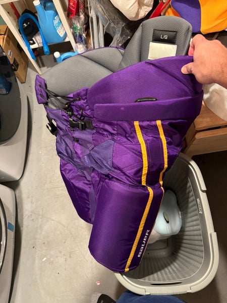 LA Kings reverse retro Large Bauer Vapor Pro Hockey Pants Pro Stock (New)