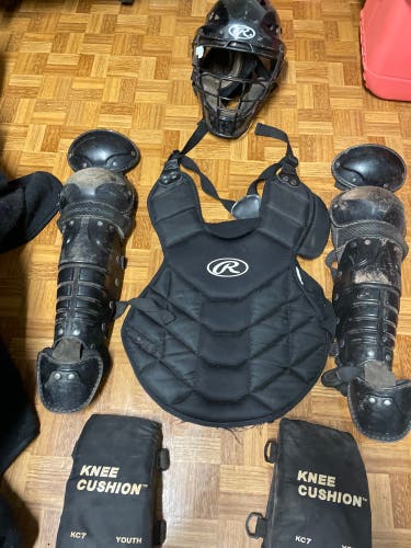 Black Rawlings Velo Catcher's Set (Used)