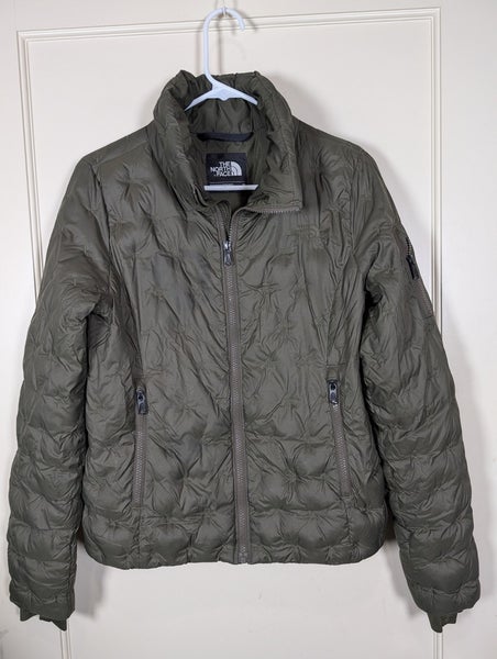 The North Face 550 Goose Down Puffer Jacket Quilted Women's Size: M Green