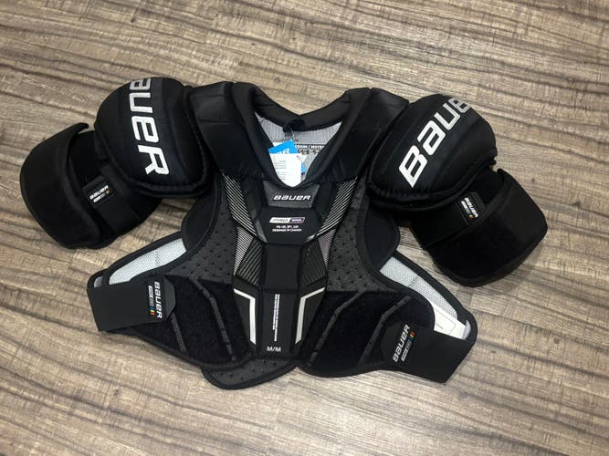 Bauer Pro Series Pro Stock Hockey Shoulder Pads Senior Medium New with Tags