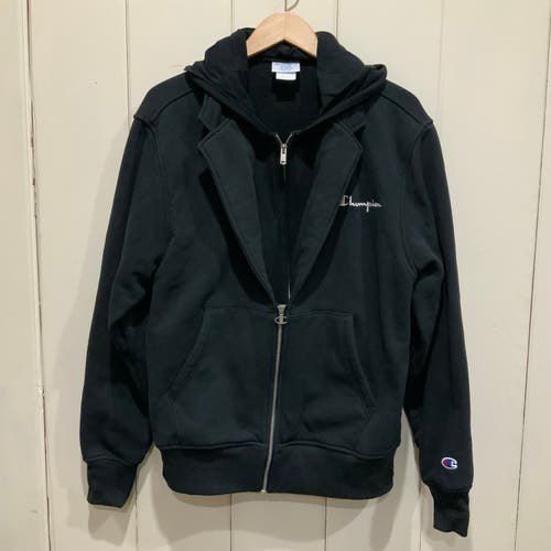 Black Men's Large Champion Jacket (Used)