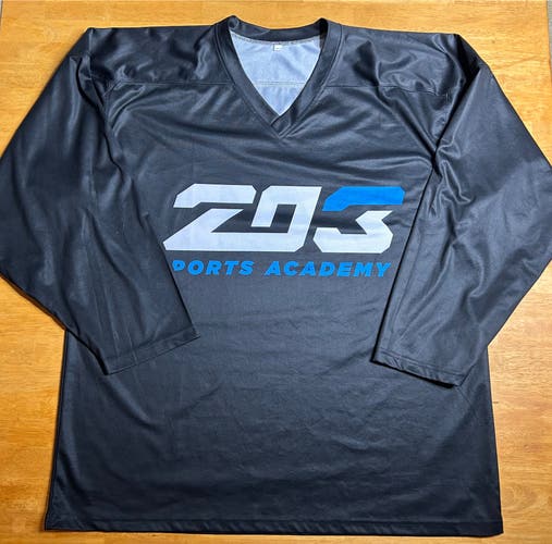 203 Sports Academy #74 Black Practice Jersey