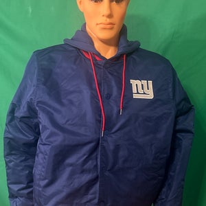 Medium  Hooded  satin  NY gaints jacket