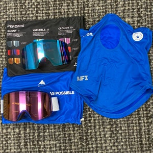 Limited Edition Burton Exclusive Anon M6 Snowboard Goggles W/ Magnetic Facemask (New)