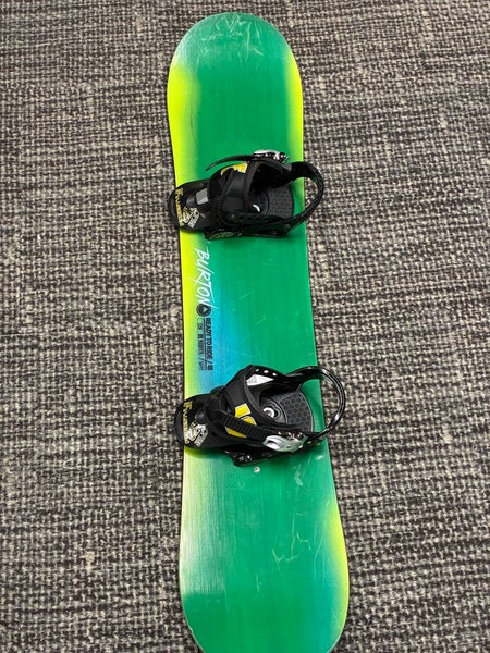 Burton Circa 1977 with Burton Freestyle Jr Bindings I 120cm