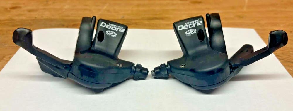 Shimano Deore SL-M510 3x9 Speed Mountain Bike Trigger Shifters Black EXCELLENT