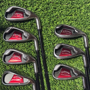 Callaway Big Bertha 2008 Iron Set 5-PW+SW 75g Regular Flex Graphite Shaft RH