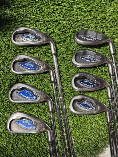 Callaway Steelhead X-16 Iron Set 3, 5-Pw Ultra Light Steel Shaft Regular Flex RH