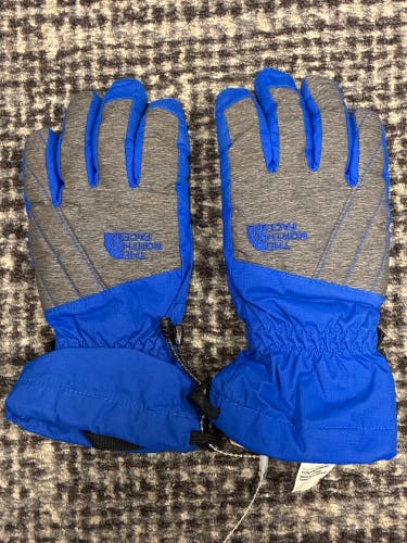 Blue Small Kids Unisex The North Face Gloves (Used)