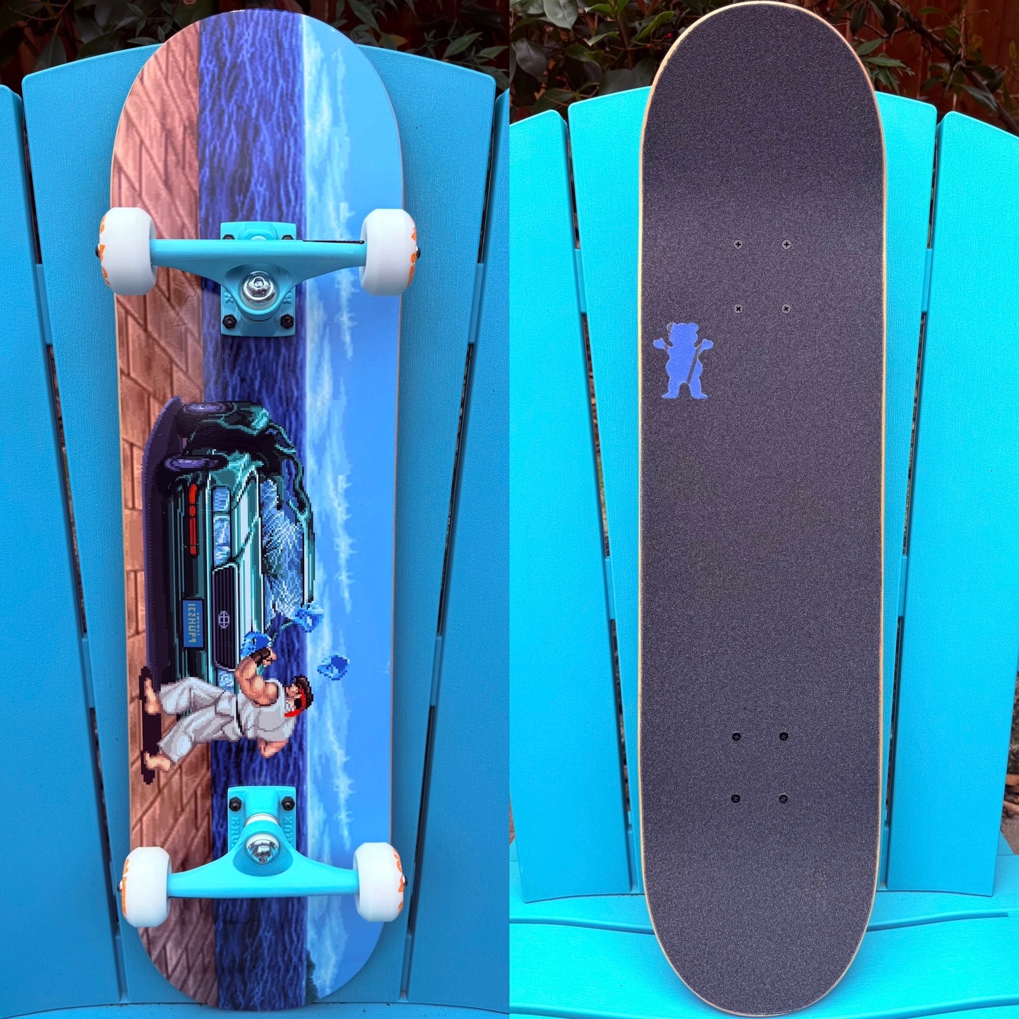 HUF ストリートファイターII 【公式通販】 ボーナスステージデッキ ストリートファイターII HUF ボーナスステージデッキ スケートボード