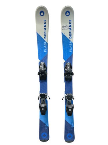 Used Defiance FLASH Boys DH Ski/Binding Royal Blue 110 cm 11835-S000203381