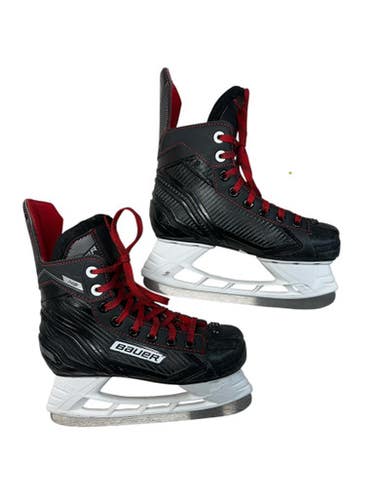 Used Bauer N5 Intermediate Hockey Skate Black And Red Intermediate 4.0 11835-S000203502