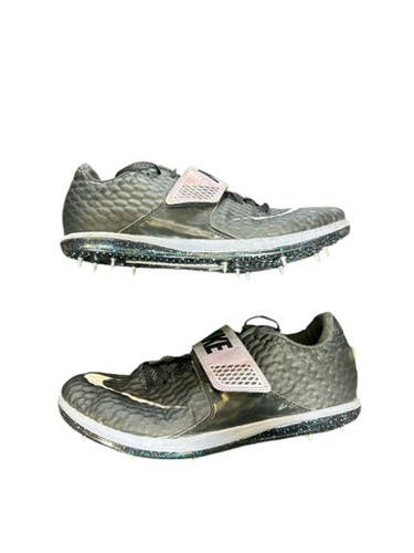 Used Nike ZOOM HIGH JUMP ELITE Track & Field Cleats Adult Black Senior 10 11873-S000226560