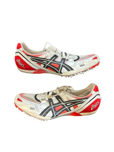 Used Asics Track & Field Cleats Adult White Senior 11.5 11873-S000227641