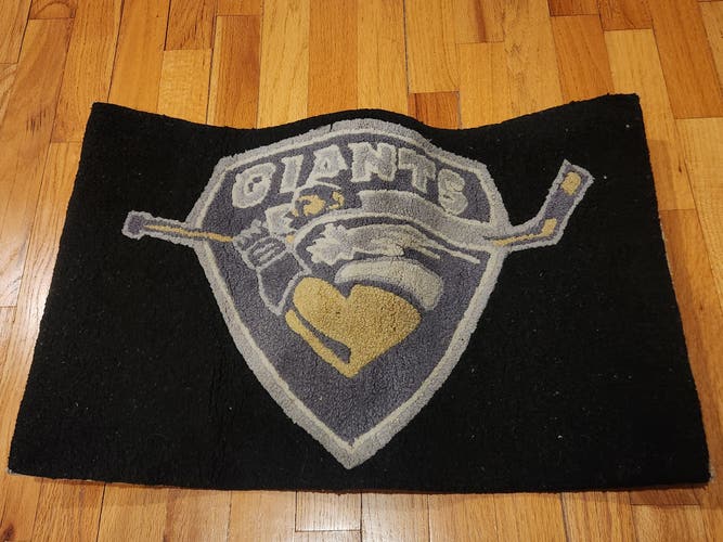 Vancouver Giants WHL Pro Stock Return Locker Room Hockey Skate Carpet Mat