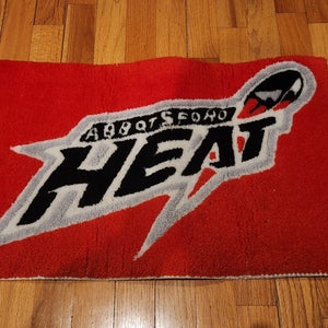 Abbotsford Heat AHL Pro Stock Return Locker Room Hockey Skate Carpet Mat