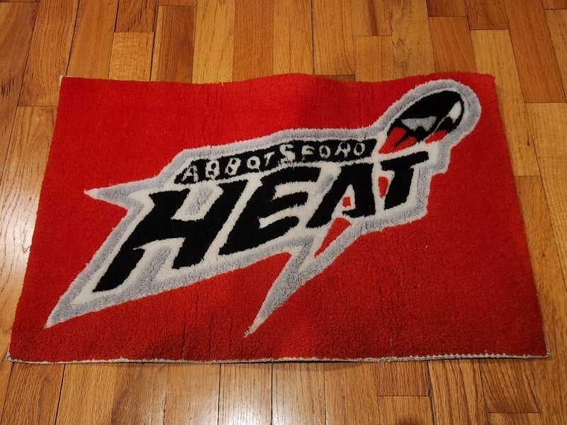 Abbotsford Heat AHL Pro Stock Return Locker Room Hockey Skate Carpet Mat