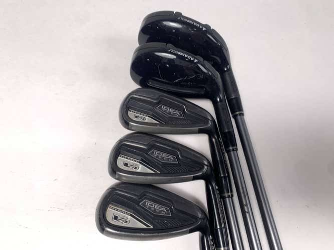 Adams Idea Tech V4 Forged Hyb Iron Set 5-PW Bassara 55x5ct 55g Sr RH No 7 iron