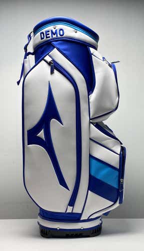 Mizuno Demo Staff Bag Blue 5-Way Divide Single Strap Golf Bag