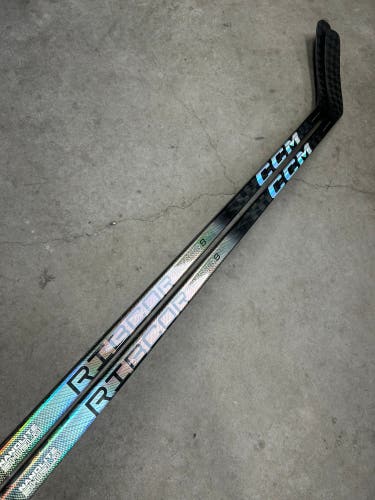 2 PACK 100 Flex Custom P88M Senior CCM Ribcor Trigger 8 Pro Left Hand Hockey Stick Pro Stock (New)