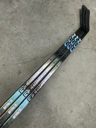 3 PACK 100 Flex Custom P88M Senior CCM Ribcor Trigger 8 Pro Left Hand Hockey Stick Pro Stock (New)