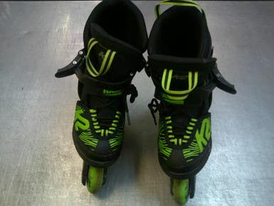 Used K2 11-2 Junior Rec Fitness Skates Black Adjustable 11339-S000198040