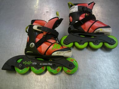 Used K2 11-2 Junior Rec Fitness Skates Black Adjustable 11339-S000198039