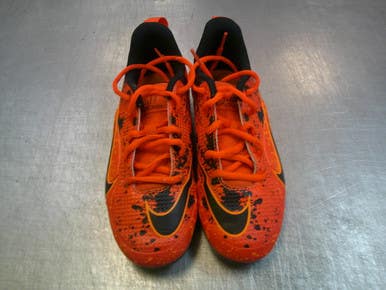 Used Nike LAX Cleats Boys Red Junior 02.5 11339-S000198041