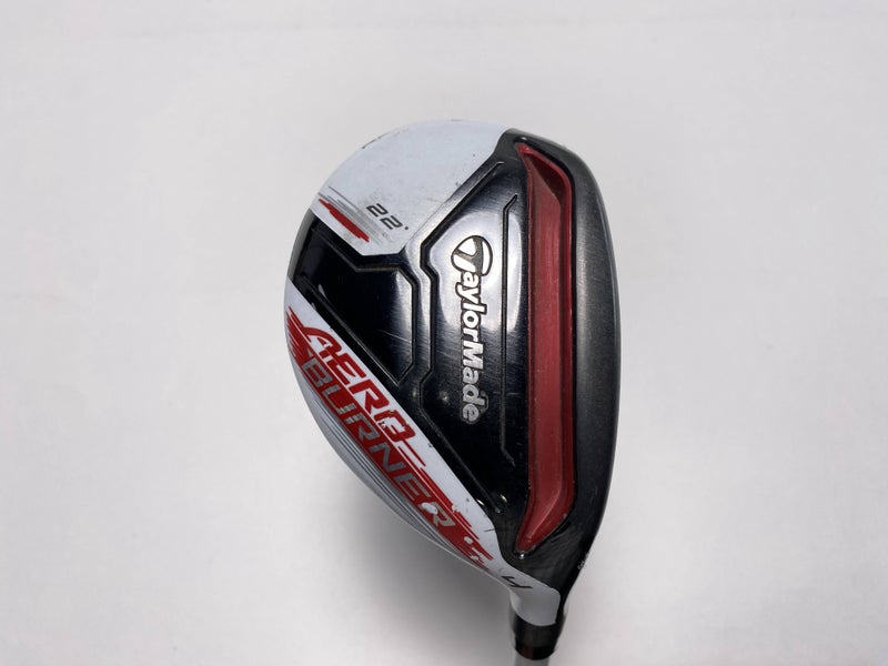 TaylorMade AeroBurner 4 Hybrid 22* Matrix Speed Rul-Z 70g Stiff Graphite Mens RH