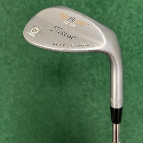 Titleist Vokey BV SM4 Spin Milled Lob Wedge 60-04 MRH Steel Shaft 35" Satin