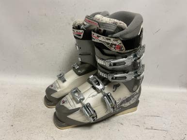 Used Nordica HOTROD 6.0W Womens DH Ski Boot White And Grey 250 MP - M07 - W08 11855-S000198046