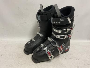 Used Alpina X5 Mens DH Ski Boot Black And Red 275 MP - M09.5 - W10.5 11855-S000198041