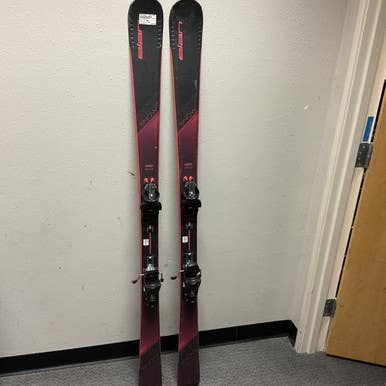 Used Elan SNOW W Womens DH Ski/Binding Black And Red 158 cm 11855-S000198042