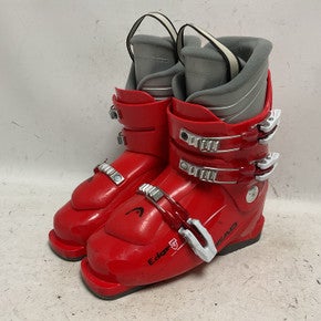 Used Head EDGE J Mens DH Ski Boot Red 235 MP - J05.5 - W06.5 11855-S000198038
