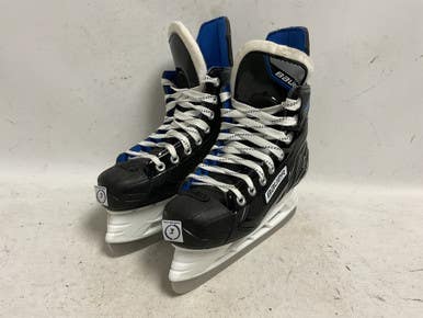 Used Bauer MS-1 Junior Hockey Skate White/Black/Royal Junior 03 11855-S000198031