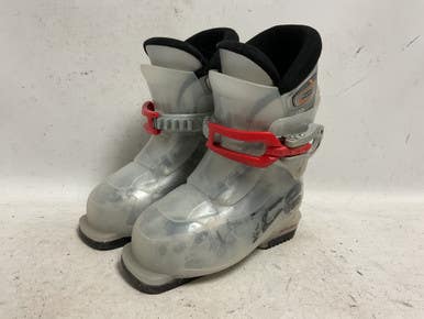 Used Alpina ICE Boys DH Ski Boot Clear 190 MP - Y12 11855-S000198027
