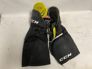 Used CCM TACKS 9060 Junior Pant Black And Yellow LG 11855-S000198026