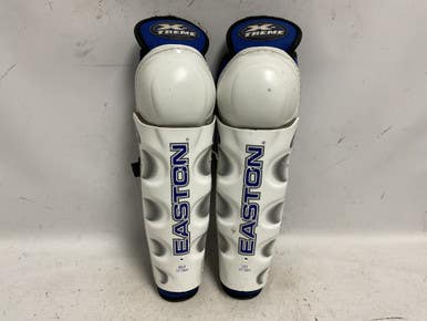 Used Easton X-TREME Junior Shin Guards White 13" 11855-S000198011