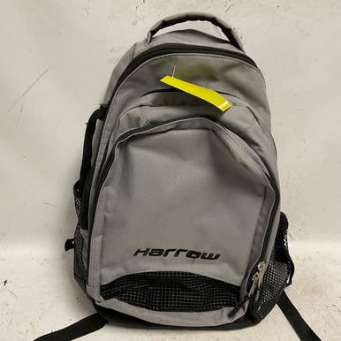 Used HARROW ELITE BACKPACK BB/SB Player Backpack Grey 11855-S000197998