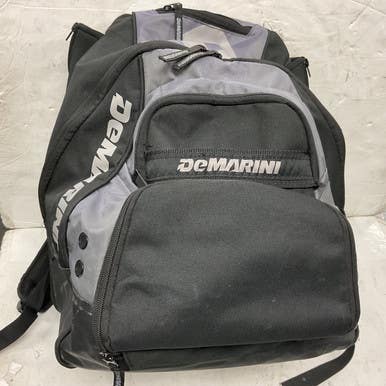 Used Demarini Voodoo Paradox WTD9101BL BB/SB Player Backpack Black And Grey 11855-S000197986