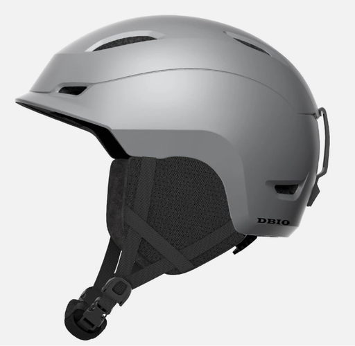 DBIO Adult Snow Snowboard & Ski Helmet  XL Gray 9 Vents ABS Shell EPS foam (New)