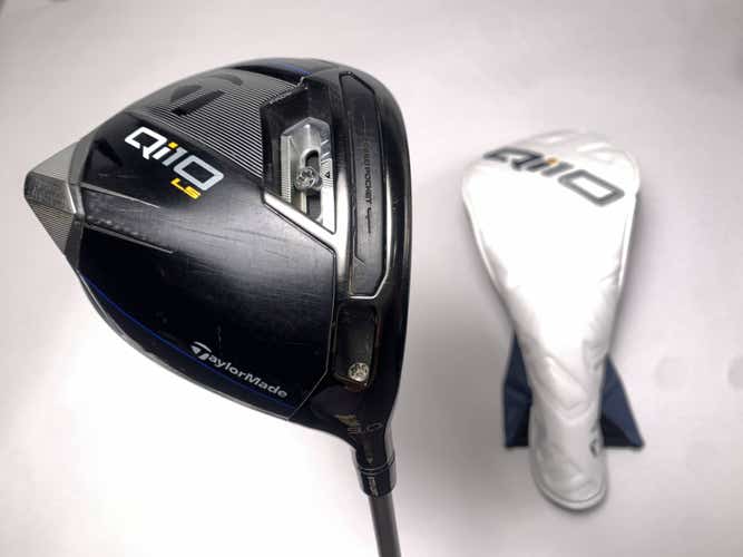 TaylorMade Qi10 LS Driver 9* Diamana D+60 x5ct 60g Stiff Graphite Mens RH HC