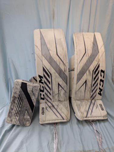 34" CCM Axis Pro Goalie Leg Pads Pro Stock (Used)