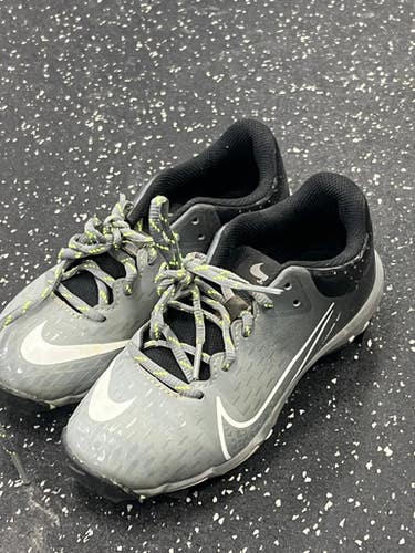 Used Nike DIAMOND SOFTBALL BB/SB Cleats Grey Junior 01 11849-S000035952