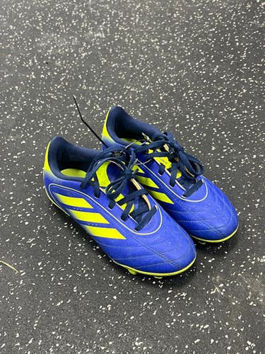 Used Adidas Goletto Soccer Cleats Royal Blue Youth 13.0 11849-S000035950