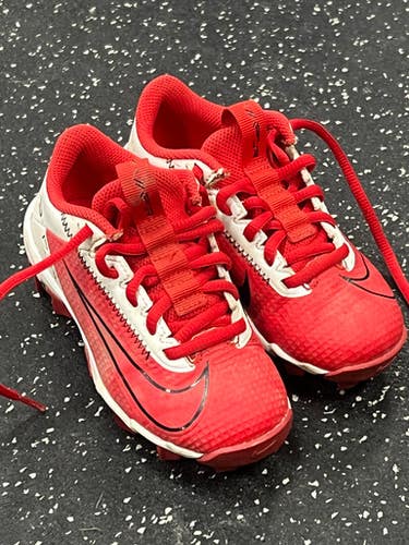 Used Nike VAPOR BB/SB Cleats Red Youth 10.0 11849-S000035951