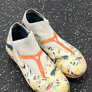 Used Puma Future 7 Soccer Cleats Orange Junior 02 11849-S000035949