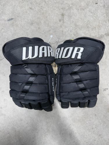 14” Warrior Alpha DX Pro Dallas Stars Gloves Pro Stock NHL (New)