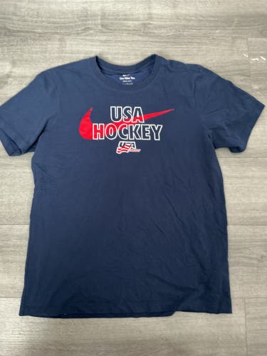 Team USA Blue Large Men's Nike Dri-Fit Shirt (New)