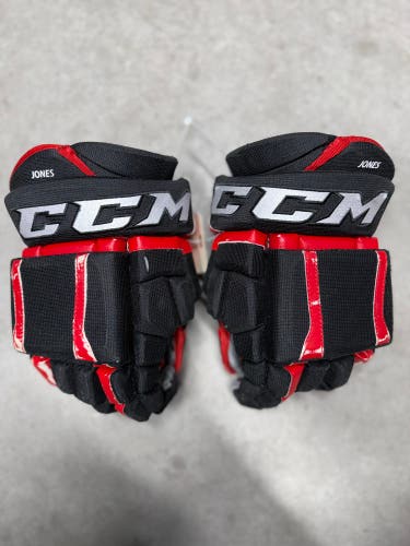 14” CCM HG 97 Pro Chicago Blackhawks Gloves Pro Stock NHL (New)